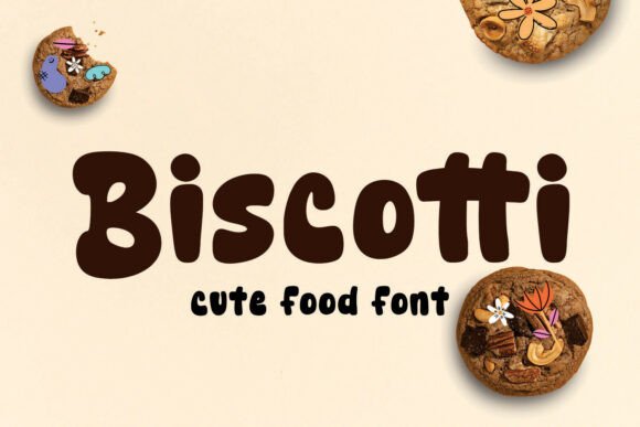 Biscotti: A Sweet Handwritten Display Font for Warm Branding Projects