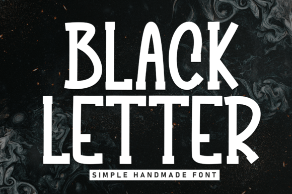 Black Letter Font for Web Design