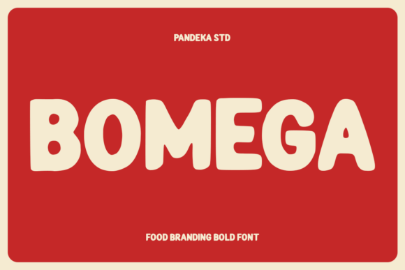 Bomega Font Review: A Bold Display Typeface for Food Branding and Packaging