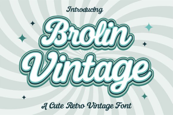 Brolin Vintage Font