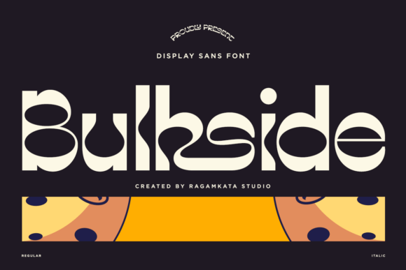 Bulkside: A Retro-Funk Display Font for Editorial Storytelling