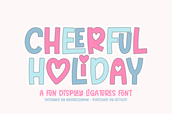 Cheerful Holiday Display Font for Joyful Branding and Packaging Design