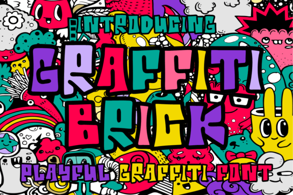 Graffiti Brick: A Display Typeface for Bold Digital Branding