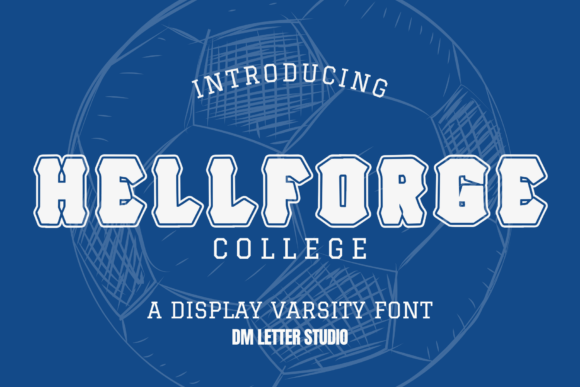 Hell Forge College Display Font for Web Design and Digital Branding