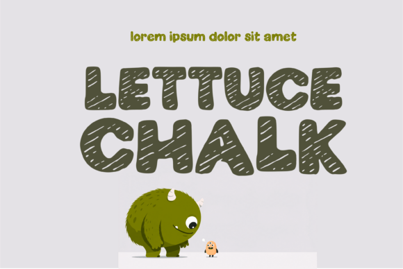 Lettuce Chalk Font for Creative Campaigns