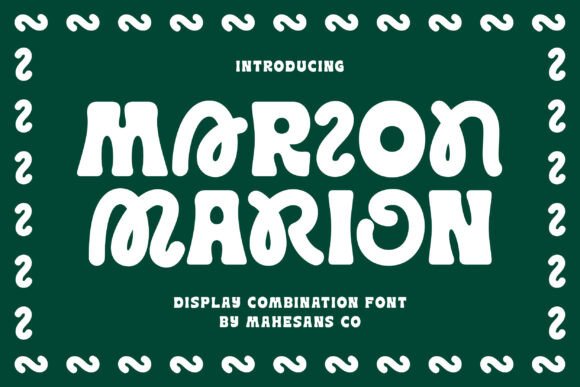 Marion: A Fluid Display Font