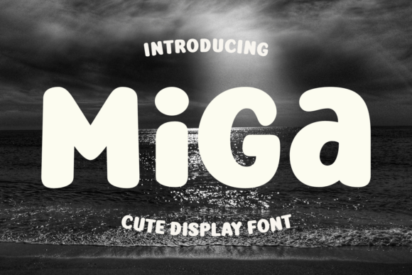 Miga: Ultra-Chunky Display Font for Friendly Small Business Branding