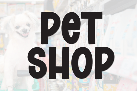Pet Shop Font for Web Design