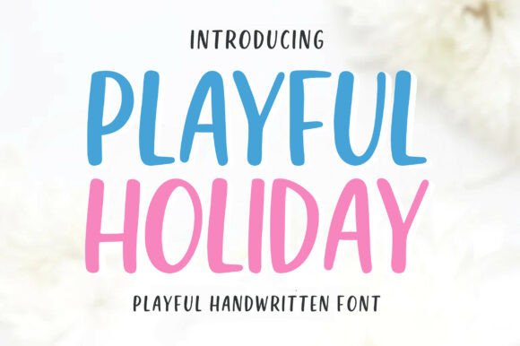 Playful Holiday Font for Small Business Branding and Packaging
