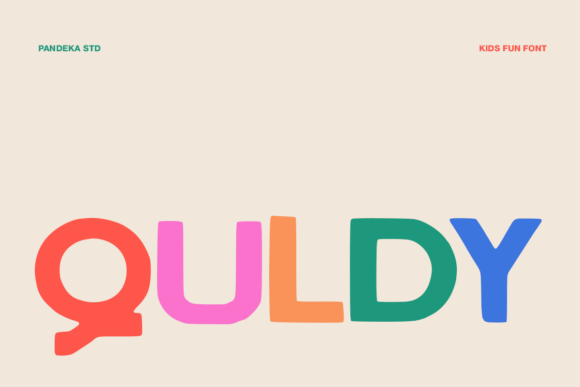 Quldy: A Cheerful Display Font