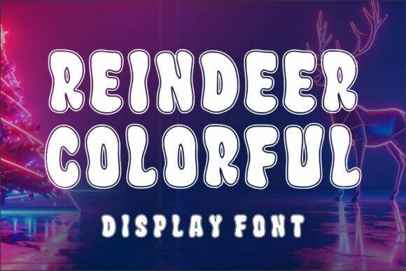 Reindeer Colorful Font