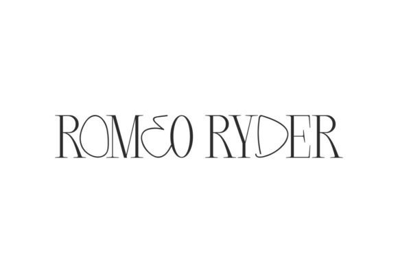 Romeo Ryder: A Modern Display Serif for Editorial Design