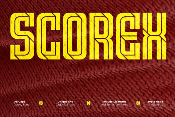 Scorex Font for Creative Design