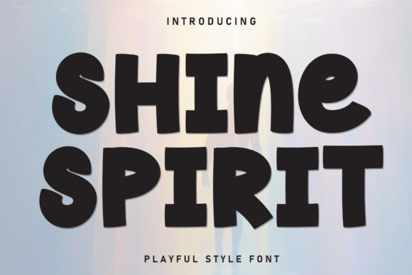 Shine Spirit: A Bold Display Font for Playful Branding Projects