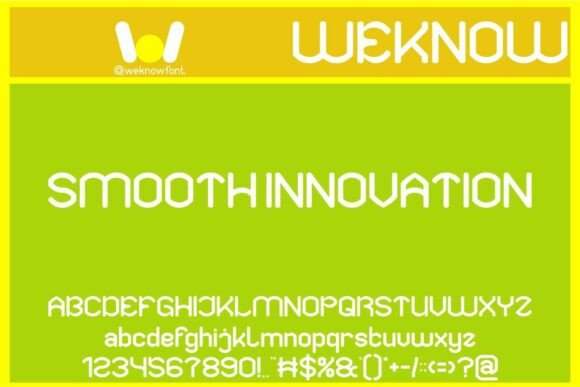 Smooth Innovation Font