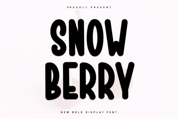 Snow Berry: A Display Font for Handmade Labels and Printables