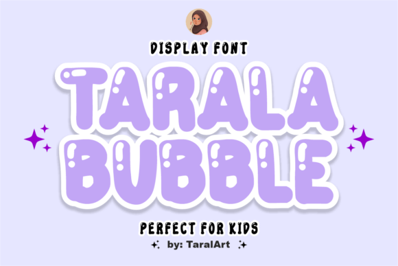 Tarala Bubble: An Ultra-Chunky Display Font for Handmade Sellers