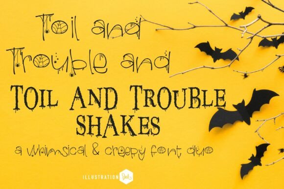 Toil and Trouble Duo Font