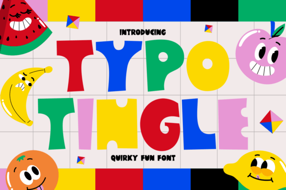 Typo Tingle: A Playful Typeface for Creative Projects