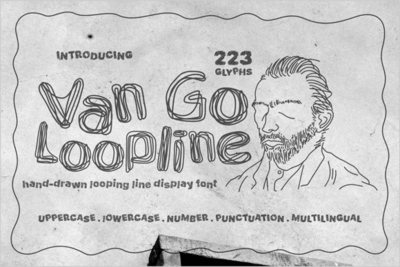 Van Go Loopline: A Handcrafted Display Font for Campaigns That Stop the Scroll