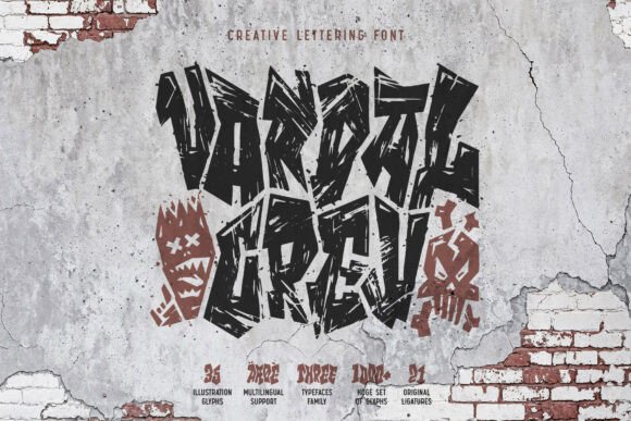 Vandal Crew Font for Bold Branding