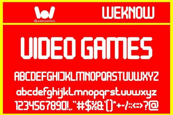 Video Games Font Review
