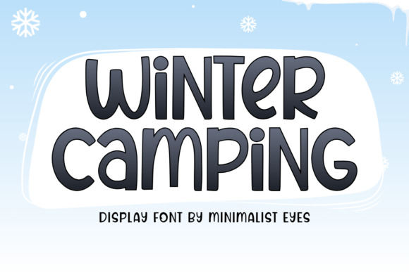 Winter Camping Font for Editorial Design